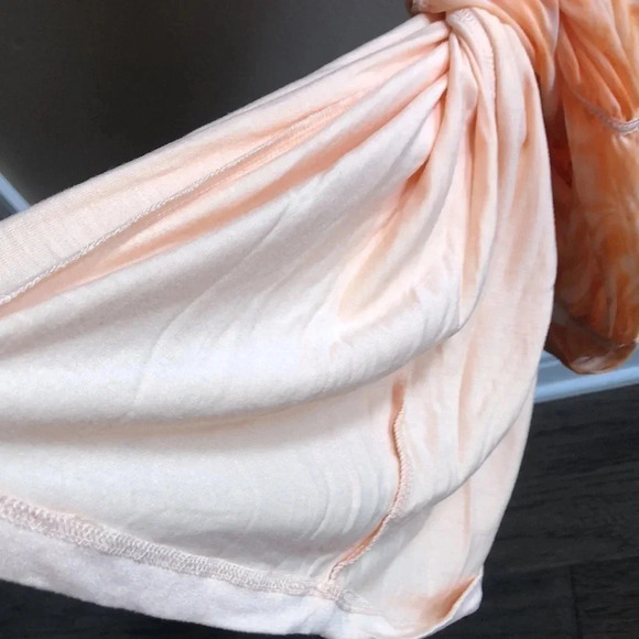 House of Harlow 1960 creamsicle ruched draped bodycon dress Small New with tags - Picture 9 of 10